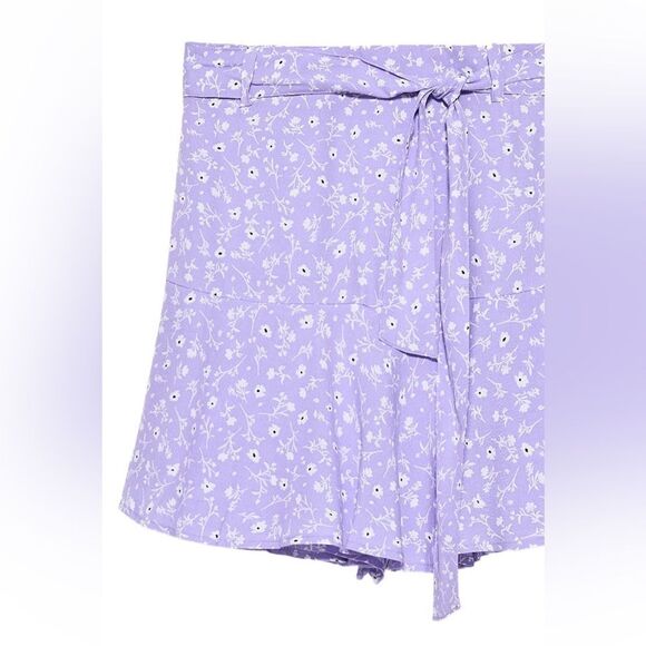 ZARA FLORAL PRINTED BERMUDA SKORT - Picture 5 of 6